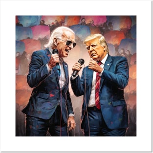Trump vs Biden - Tshirt Design Posters and Art